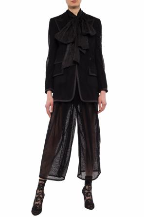 See-through blazer with peak lapels, zdjęcie 2 See-through blazer with peak lapels od Dolce & Gabbana